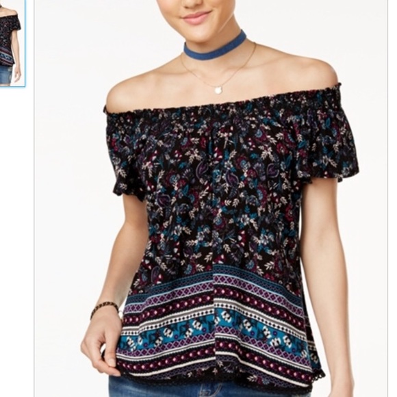 Self Esteem Tops - 🔥2 for $24🔥 CROCHET-TRIM OFF-THE SHOULDER TOP